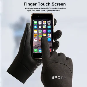 Winter Warm Touchscreen Gloves - Fingerprint Compatibility Test