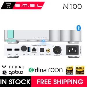 SMSL N100 Digital Audio Streamer + EUR 4.43 Coupon | MQA HiFi Network Player Bluetooth USB DLNA TIDAL AIRPLAY ROON