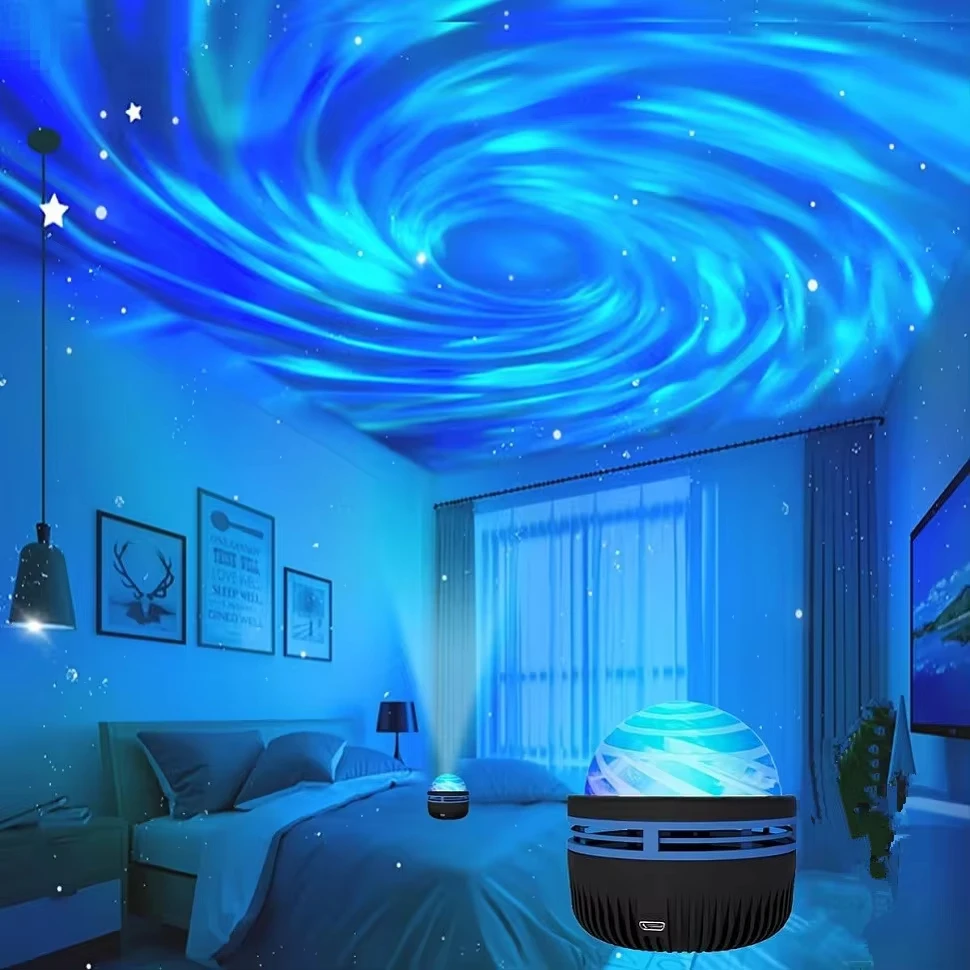 Star Galaxy Projector | Water Ocean Wave Projector Bedroom Night Light Room